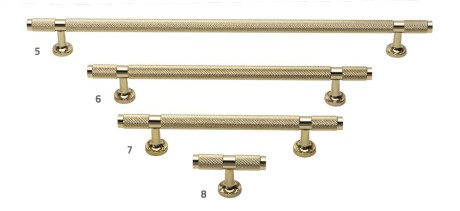 Przejdź do produktu uchwyt meblowy 8996.0320.GL złoty połysk chrom, radełko 38,5cm