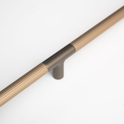 uchwyt meblowy brązowy WMN 887.1800.2VG7 ryflowany 183cm