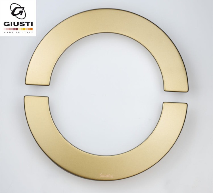 uchwyt meblowy WMN 470.MZA.006C półokrągły złoty mosiądz 16,4 cm.