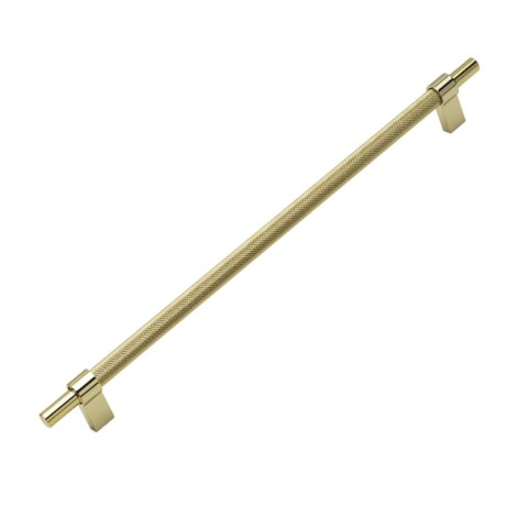 Przejdź do produktu uchwyt meblowy 8772.0320.GL złoty chrom połysk, radełko 38,5cm.