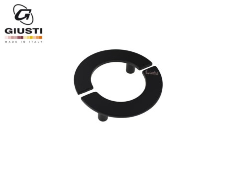 Przejdź do produktu uchwyt meblowy GIUSTI WMN 470.MZB.00N4 półokrągły czarny mat