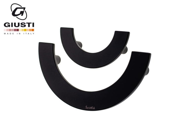 uchwyt meblowy WMN 470.MZB.00N4 półokrągły czarny mat 10,2cm