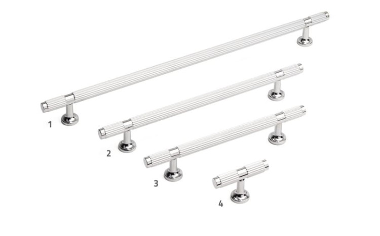 uchwyt meblowy 8998.0192.CR chrom połysk, ryflowany 25,5cm