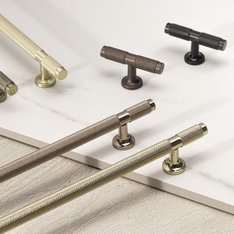 Przejdź do produktu uchwyt meblowy T-bar 8996.0008.AL6 czarny mat, radełko 6cm