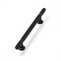 uchwyt meblowy 8996.0128.AL6 czarny mat, radełko 19cm