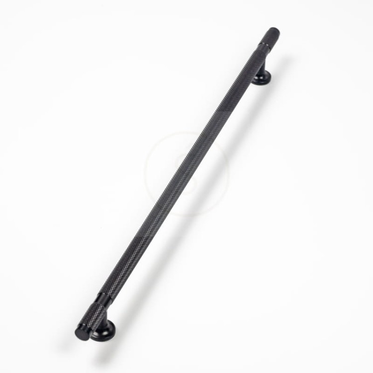 uchwyt meblowy 8996.0320.AL6 czarny mat, radełko 38,5cm
