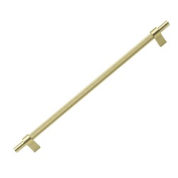 uchwyt meblowy 8772.0320.BB złoty mosiądz mat, radełko 38,5cm.