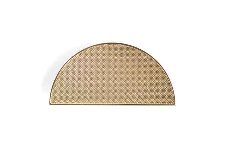 Uchwyt meblowy złoty połysk, chrom. Półokrągły, duży. CEBI 1194.096.MP11 16cm.