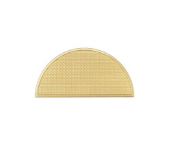 Uchwyt meblowy złoty mosiądz, mat. Półokrągły, mały. CEBI 1194.064.MP35