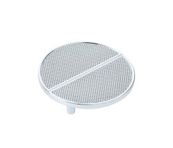 Uchwyt meblowy srebrny połysk, chrom. Półokrągły, mały. CEBI 1194.064.MP02