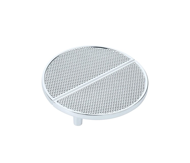 Uchwyt meblowy srebrny połysk, chrom. Półokrągły, mały. CEBI 1194.064.MP02