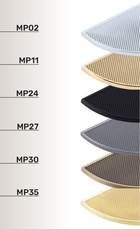 Uchwyt meblowy złoty połysk, chrom. Półokrągły, mały. CEBI 1194.064.MP11