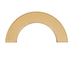 Uchwyt meblowy złoty połysk, chrom. Półokrągły, duży. CEBI 1194.128.MP11 16cm.