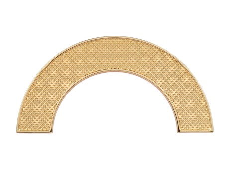 Przejdź do produktu Uchwyt meblowy 1194.128.MP11 złoty połysk, chrom. Półokrągły, duży. CEBI  16cm.