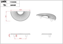 uchwyt cebi 1193096 wymiary