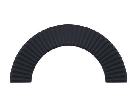 Przejdź do produktu Uchwyt meblowy 1193.128.MP24 czarny, matowy. Półokrągły, duży.  CEBI 