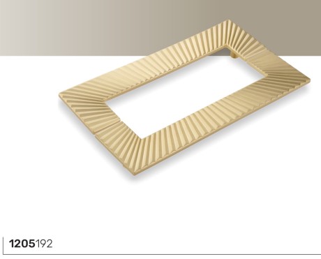 Przejdź do produktu Uchwyt meblowy 1205.192.PC35 złoty matowy prostokątny CEBI