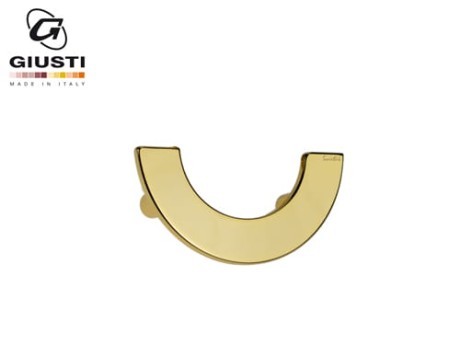 Przejdź do produktu Uchwyt meblowy GIUSTI WMN 470.MZA.00GP 16,4cm. złoty połysk chrom półkole