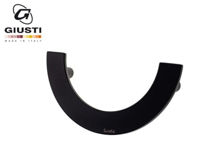 Przejdź do produktu Uchwyt meblowy GIUSTI WMN 470.MZA.00N4 16.4cm. czarny mat półkole