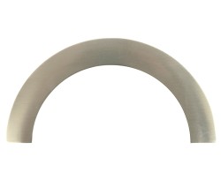 Uchwyt meblowy szczotkowana stal półkole CEBI 1196.192.MP08 22cm.