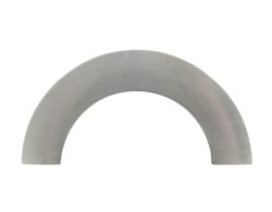 Uchwyt meblowy szczotkowana stal półkole CEBI 1196.128.MP08 16cm.