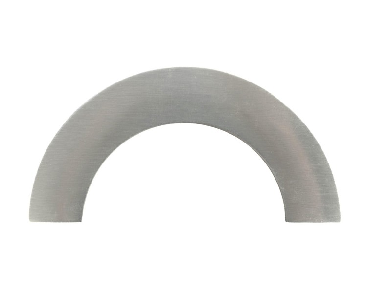 Uchwyt meblowy szczotkowana stal półkole CEBI 1196.128.MP08 16cm.