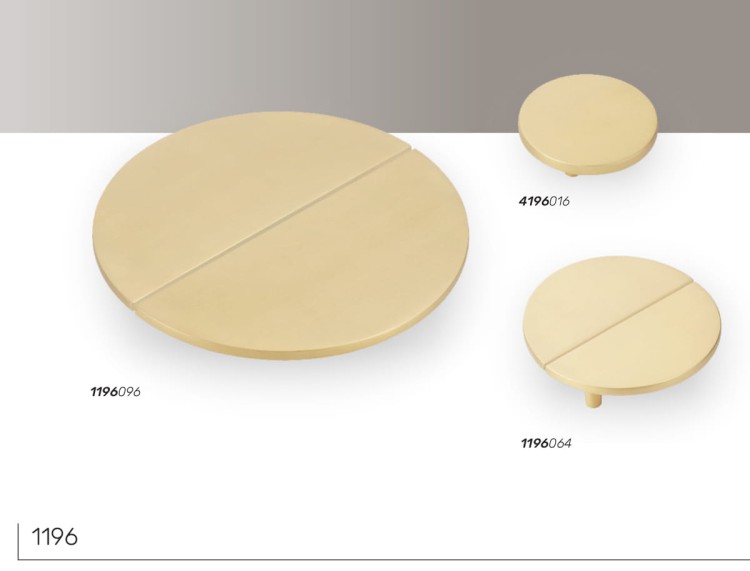 Uchwyt meblowy mosiądz złoty CEBI 1196.064.PC35