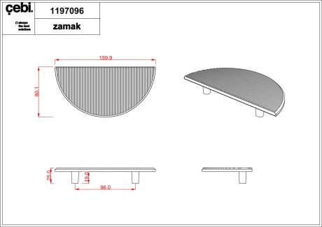 Przejdź do produktu Uchwyt meblowy 1197.096.MP11 16cm.  złoty chrom, półkole duże Świetlik