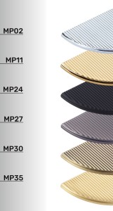Uchwyt meblowy czarny mat półkole duże CEBI 1197.096.MP24