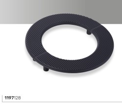 Uchwyt meblowy czarny mat, półkole duże CEBI 1197.192.MP24  22cm.