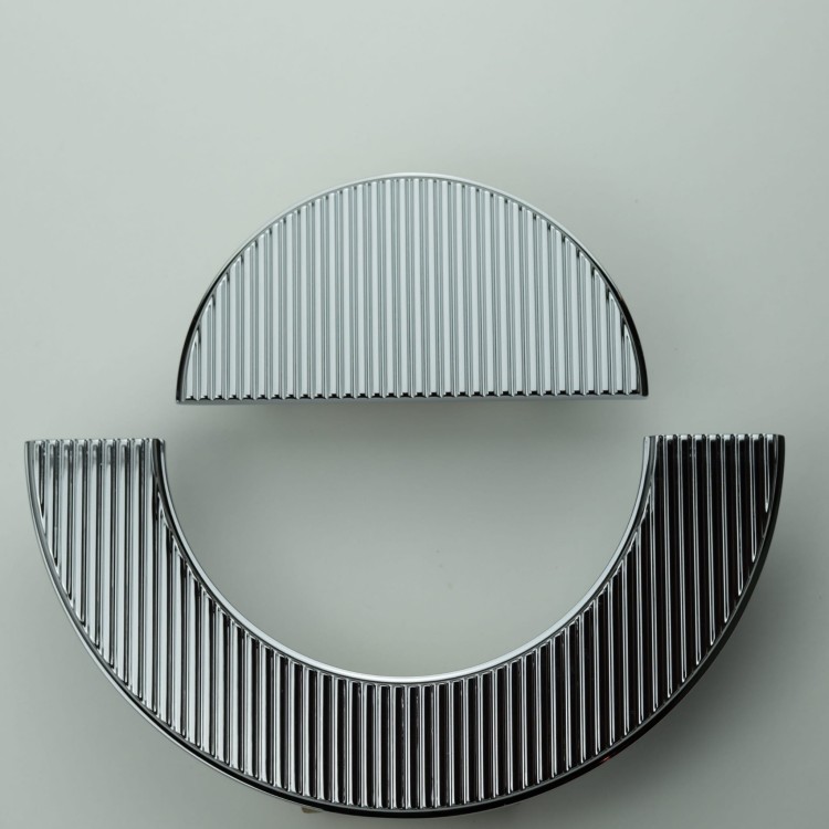 Uchwyt meblowy srebrny chrom półkole małe CEBI 1197.064.MP02