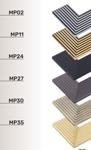 Uchwyt meblowy złoty chrom  CEBI 1203.192.MP11   22,4cm.