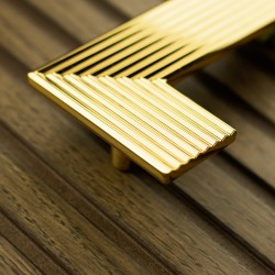 Uchwyt meblowy złoty chrom  CEBI 1203.192.MP11   22,4cm.