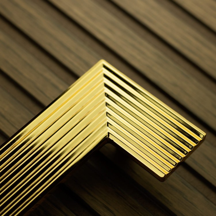 Uchwyt meblowy złoty chrom  CEBI 1203.192.MP11   22,4cm.