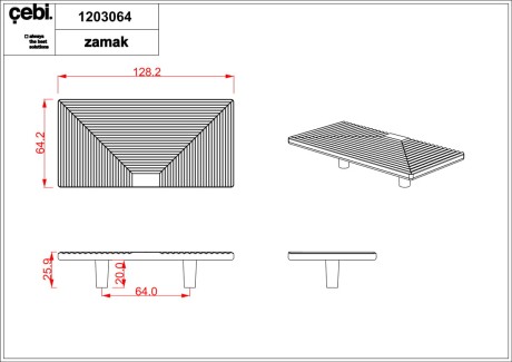 Przejdź do produktu Uchwyt meblowy 1203.064.MP11 złoty chrom połysk CEBI