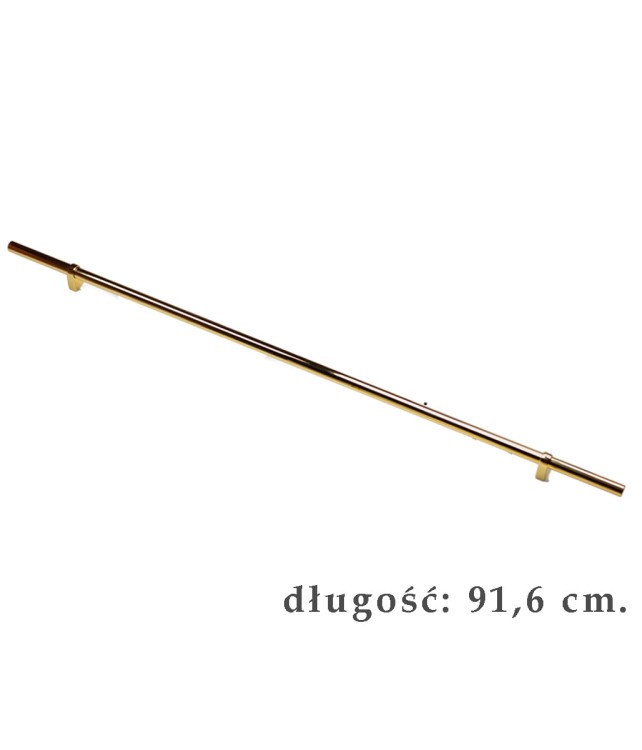 Uchwyt meblowy złoty chrom CEBI 1261.10.704.MP11 91,6 cm