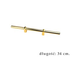 Uchwyt meblowy złoty chrom CEBI 1261.10.128.MP11 34 cm