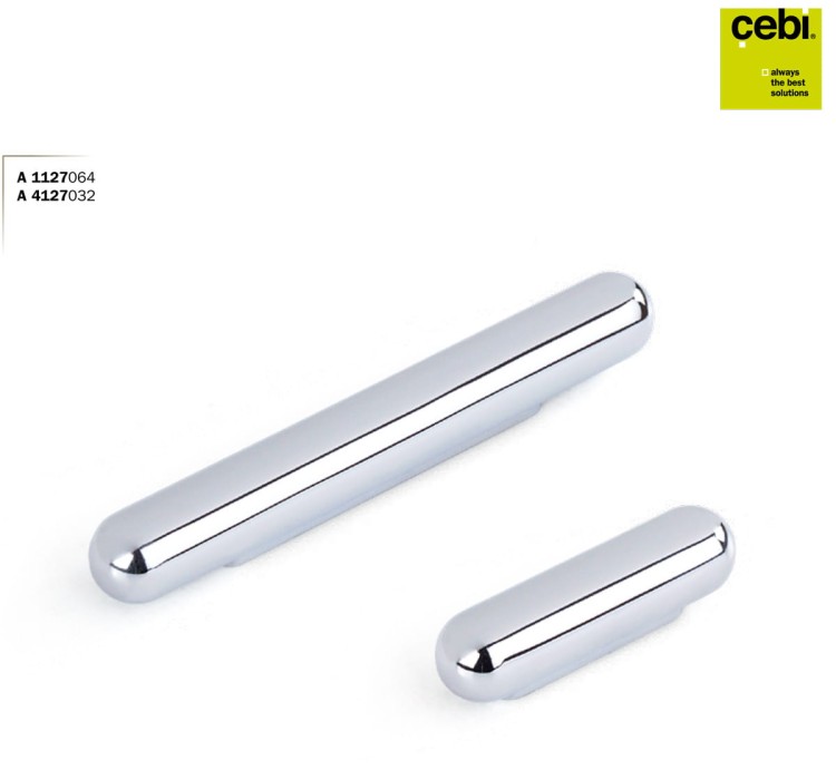 Uchwyt meblowy srebrny chrom CEBI 4127.032.MP02 6cm