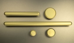 Gałka meblowa mosiądz złoty 6cm. CEBI 4102.003.MP35