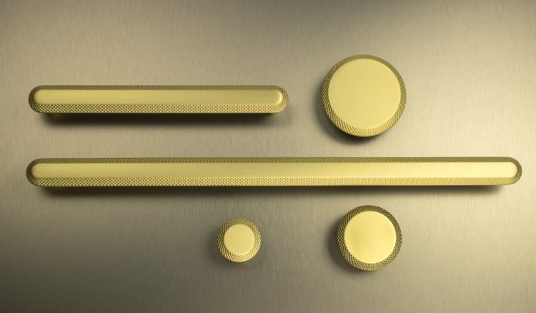 Gałka meblowa mosiądz złoty 6cm. CEBI 4102.003.MP35