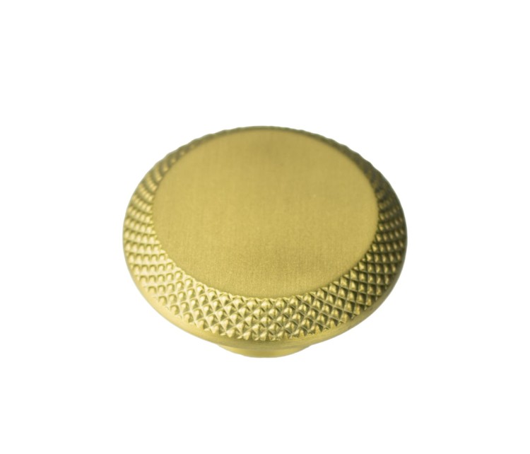 Gałka meblowa mosiądz złoty 4,5cm. CEBI 4102.002.MP35