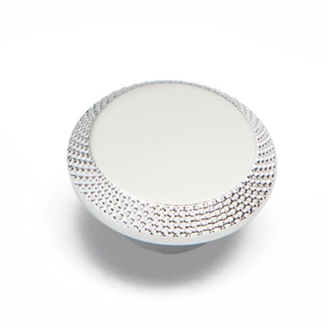 Przejdź do produktu Gałka meblowa 4102.002.MP02 srebrny chrom 4,5 cm.
