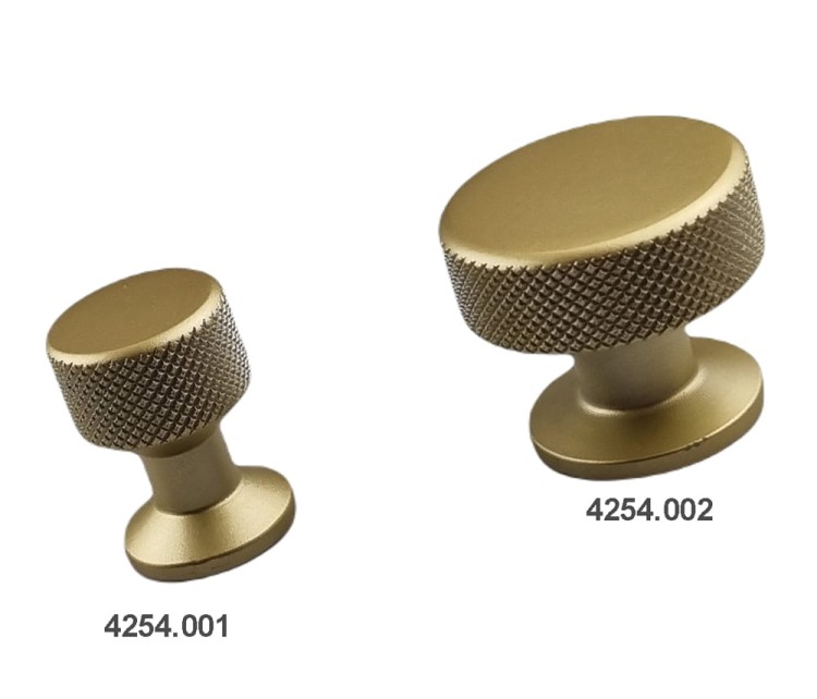 Gałka meblowa mosiądz złoty  35mm. CEBI 4254.002.MP35