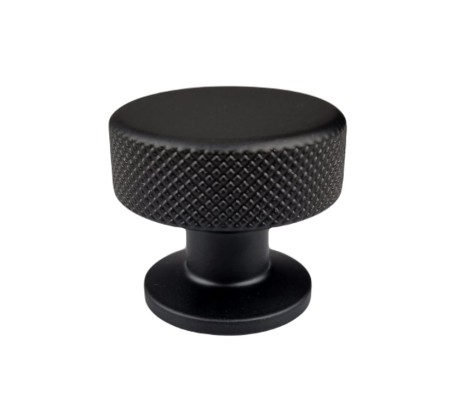 Przejdź do produktu Gałka meblowa CEBI 4254.002.MP24 czarny mat radełkowana 35mm. 