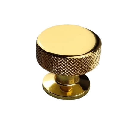 Przejdź do produktu Gałka meblowa CEBI 4254.002.MP11 złota chrom połysk 35mm. 