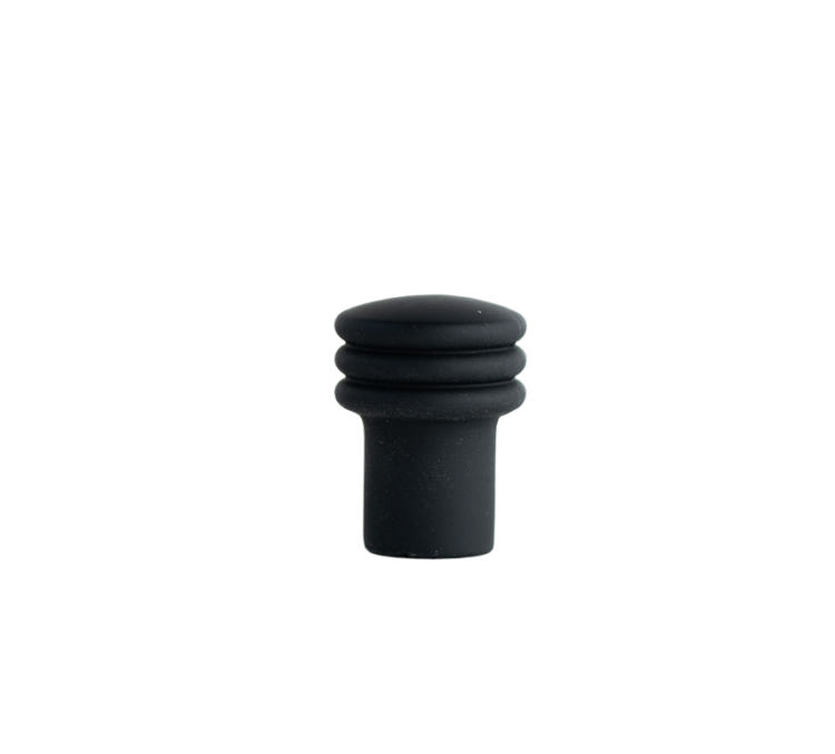Gałka meblowa czarna, matowa. 2cm. CEBI 4131.001.MP24