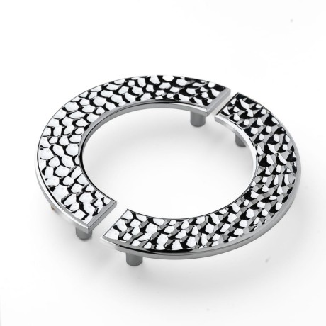 Przejdź do produktu Uchwyt meblowy 1195.128.MP02 16cm. srebrny połysk, chrom. Półokrągły, duży