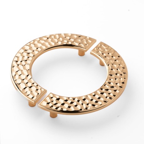 Przejdź do produktu Uchwyt meblowy 1195.128.MP11 16cm. złoty połysk, chrom. Półokrąg