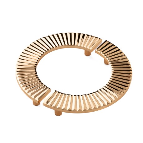 Przejdź do produktu Uchwyt meblowy 1193.128.MP11 16cm. złoty połysk, chrom. Półokrągły, duży.