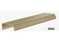 meblowy uchwyt krawędziowy WMA 0009.1200.6C złoty mat 120cm.